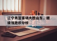 米乐m6app-辽宁男篮vs山东回放